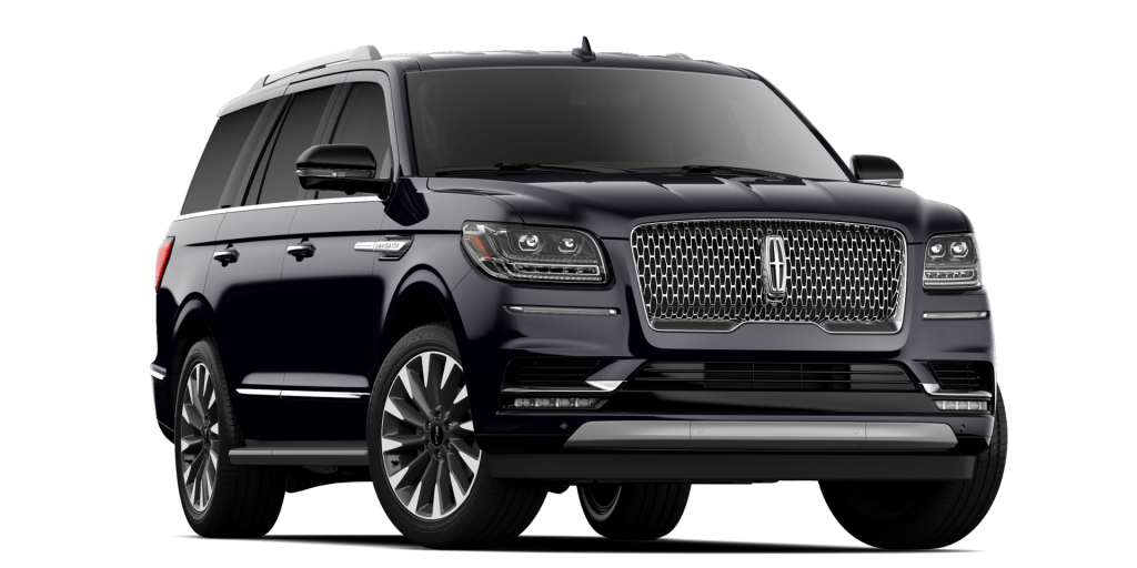 Black Lincoln Navigator luxury SUV