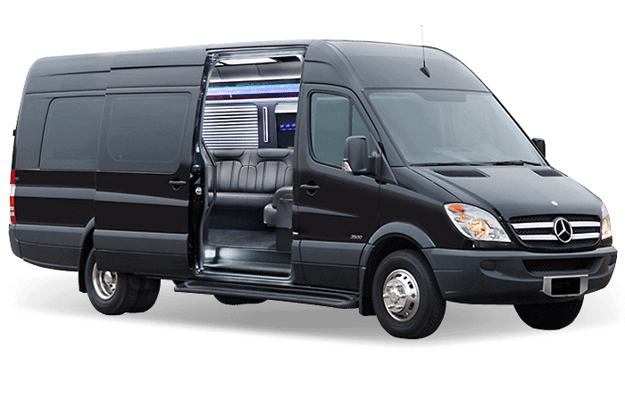 Black Mercedes-Benz VIP Sprinter